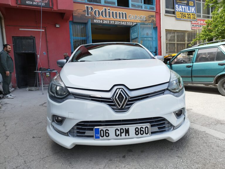 Clio 4 ön tampon eki makyajlı kasa