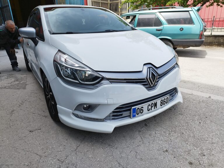 Clio 4 ön tampon eki makyajlı kasa