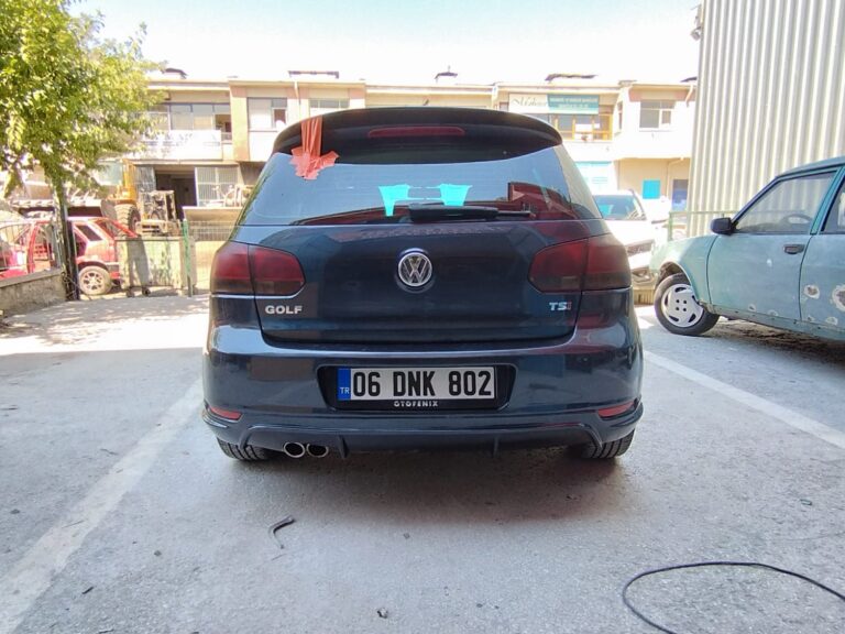 Golf 6 arka tampon eki