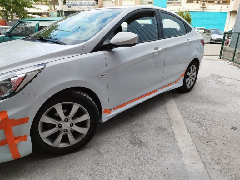 Hyundai accent blue marşpiyel takımı