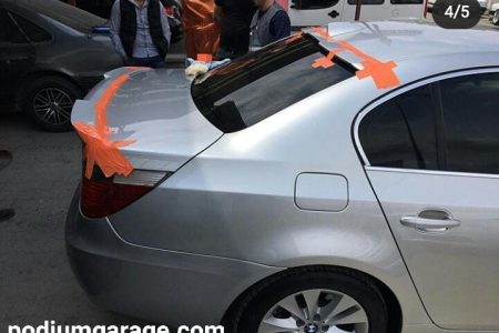 bmw e60 yarasa spoiler cam üstü spoiler (1)