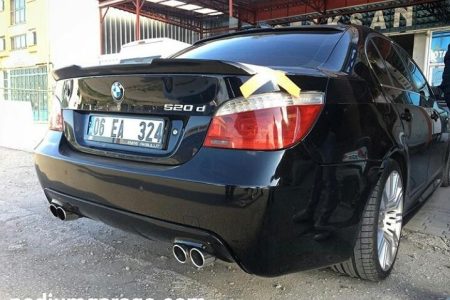 bmw e60 yarasa spoiler cam üstü spoiler (3)